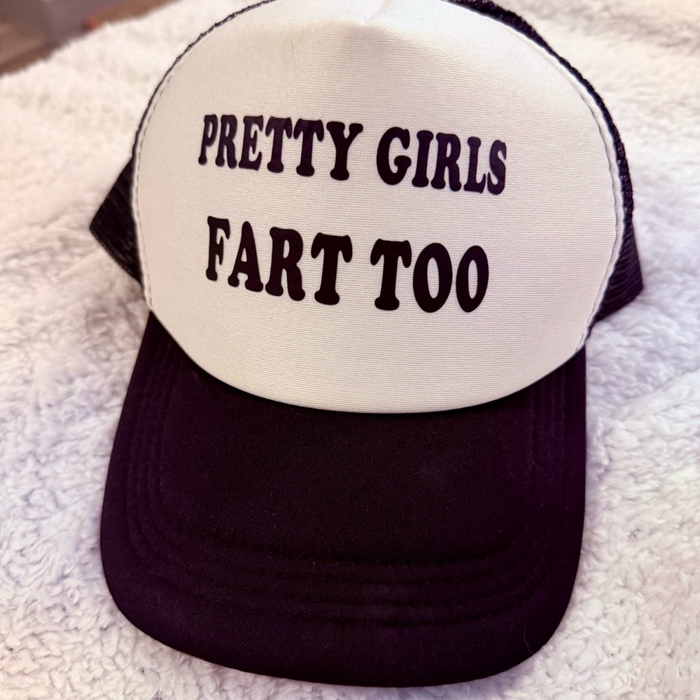 Black and White Trucker Hat